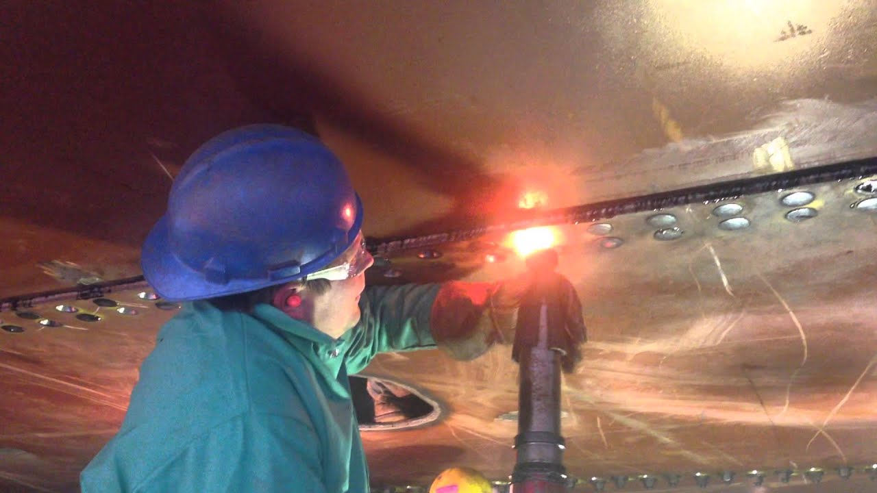 Riveting the SS JOHN W BROWN