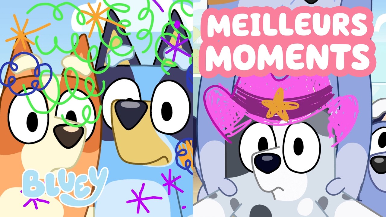 Le Meilleur de la Saison 3 de Bluey ! | Compilation de Clips | Bluey - Français Chaîne Officielle