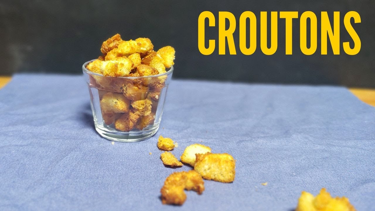 O MELHOR E MAIS FÁCIL CROUTON CASEIRO