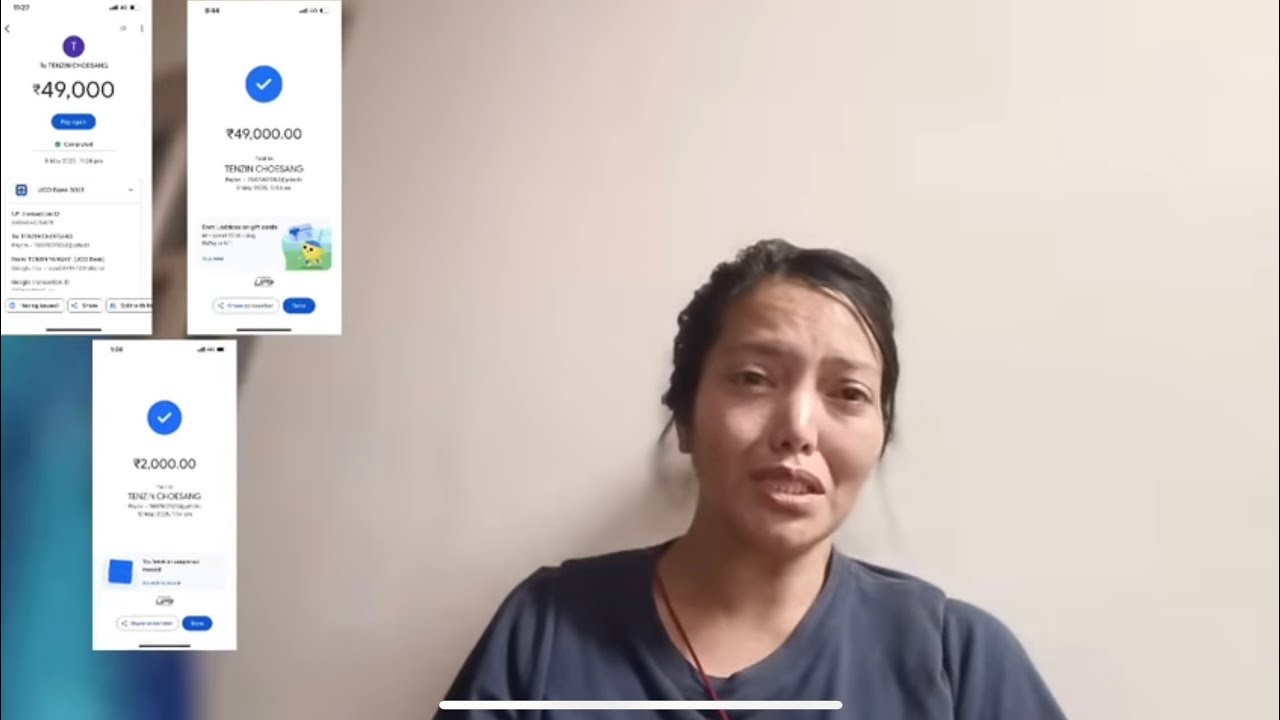 About 100000 Rs ￼ scammer on ￼Cheosang95
