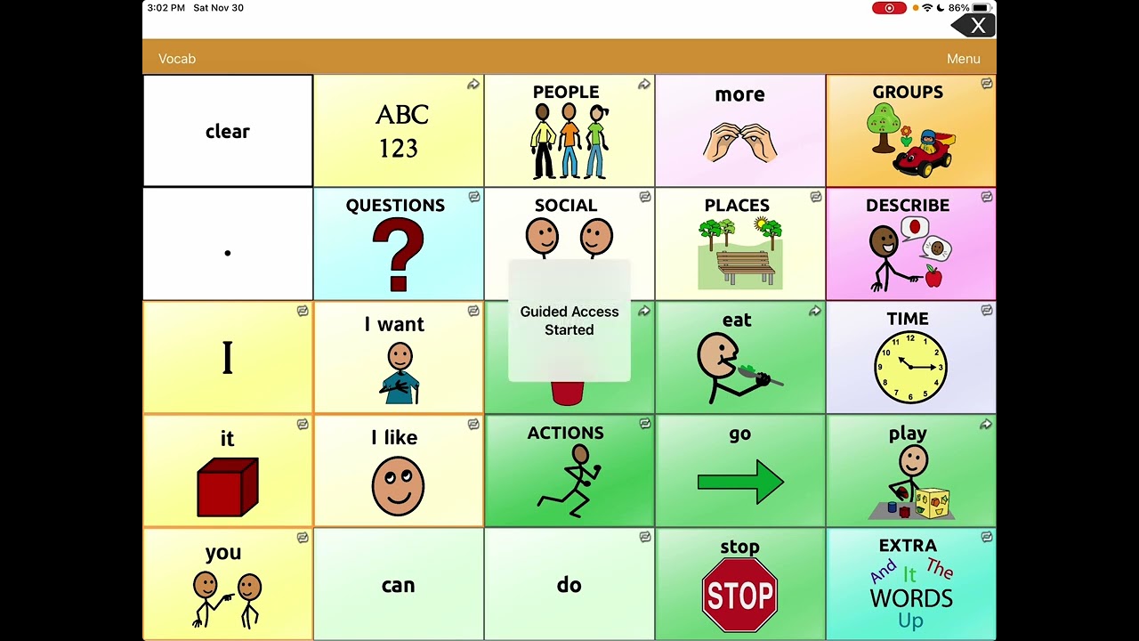 Touch Chat Word Power: пошаговый доступ и редактирование меню настроек, пароль. AAC / SGD SLP