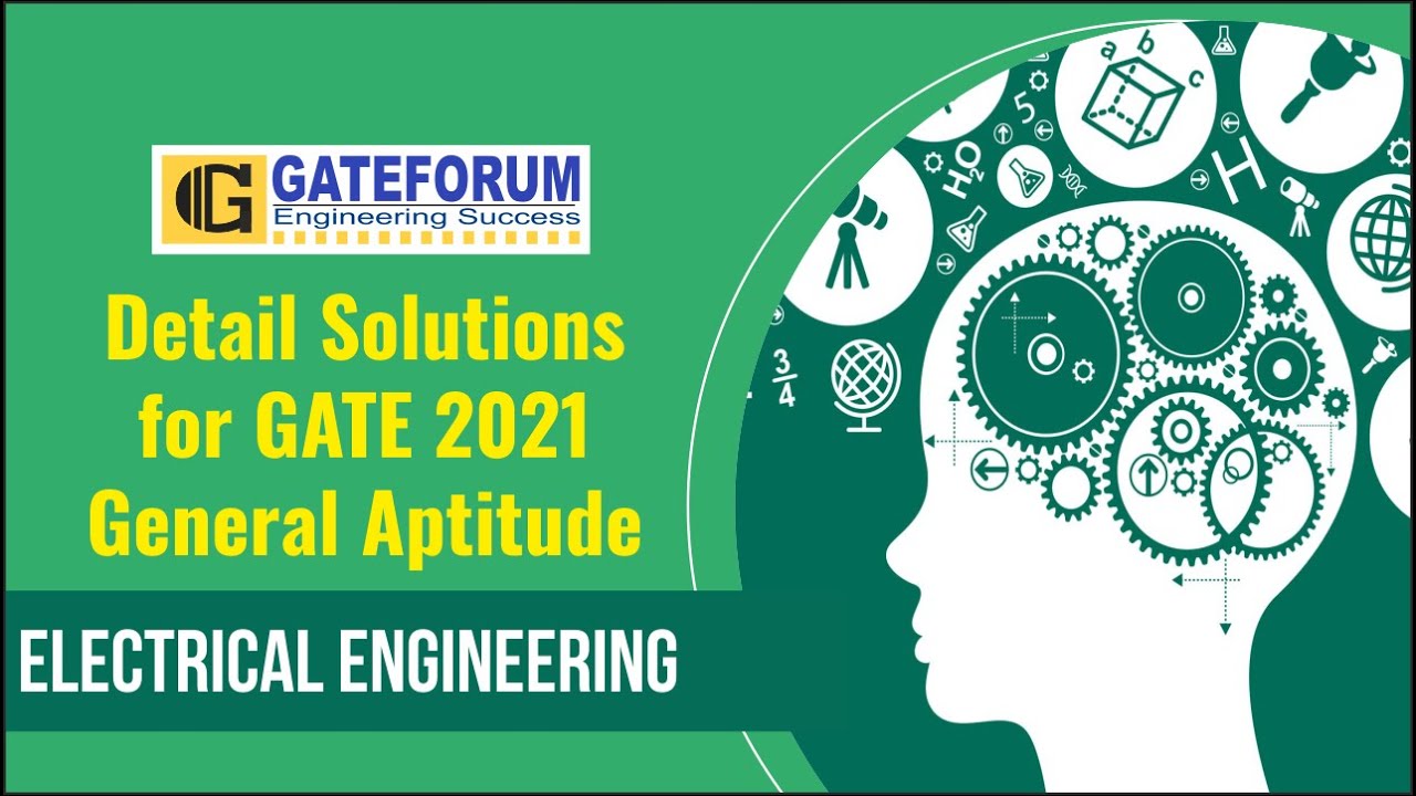 GATE'21 Question Paper Discussion I General Aptitude I Electrical Engineering