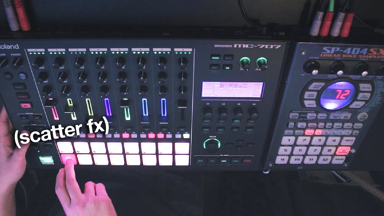 chill house(ish) dawless jam with Roland MC-707