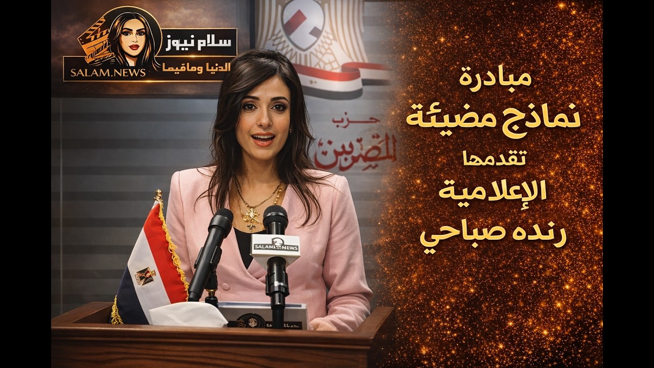 مبادرة نماذج مضيئة تقدمها الإعلامية رنده صباحي