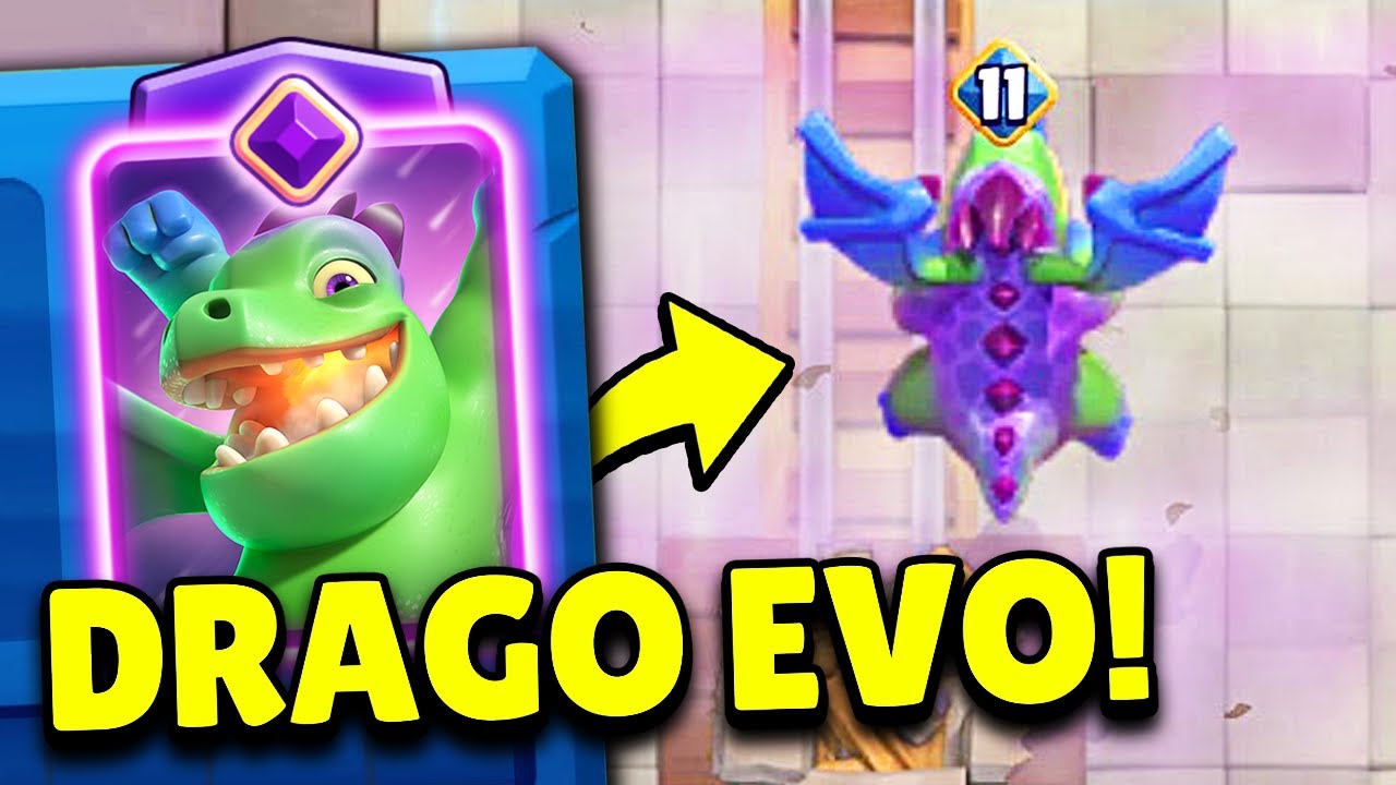AURA... PROVO il NUOVO BABY DRAGO EVO! 🐲 Clash Royale ITA