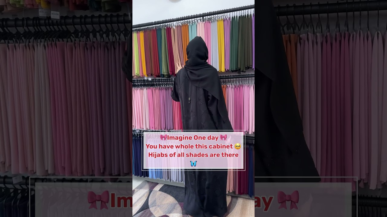 Hijab Lover&rsquo;s Dream Closet &ndash; Just Imagine! | Hijab closet | Hijab Collection | Rf Abayas