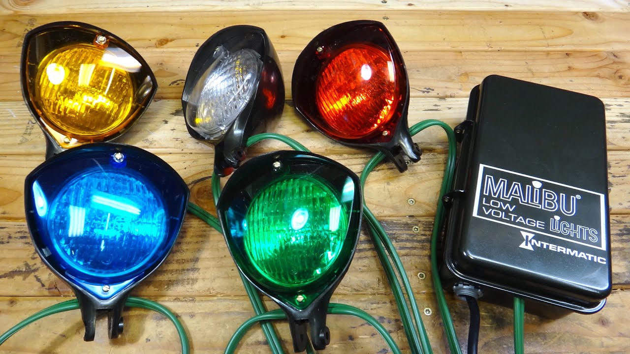 Vintage Malibu Low Voltage Flood Lights
