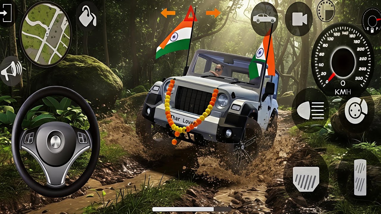Modified Mahindra Thar Car Games: Indian Cars (Gadi Wala Game) - Car Game Android Gameplay 2026