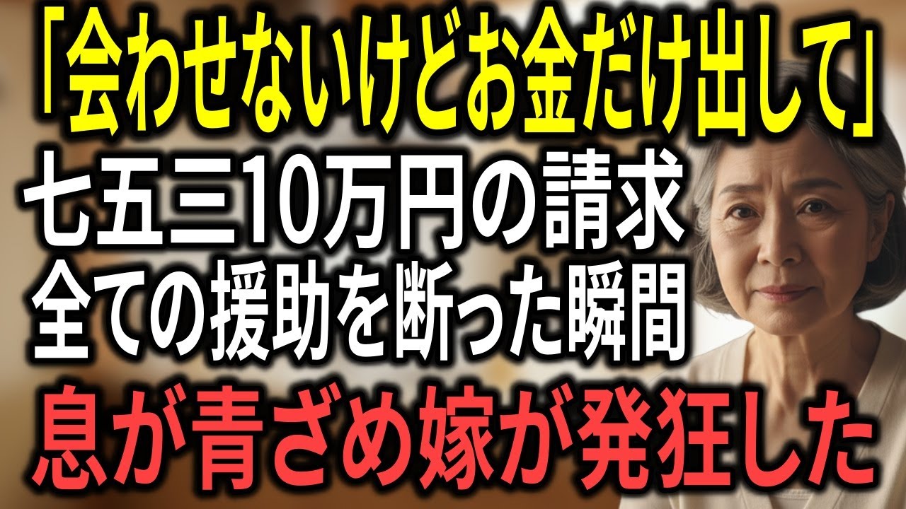 「関わらないで」と言った嫁、5年後“援助ゼロ宣告”で泣き崩れたのは息子夫婦だった