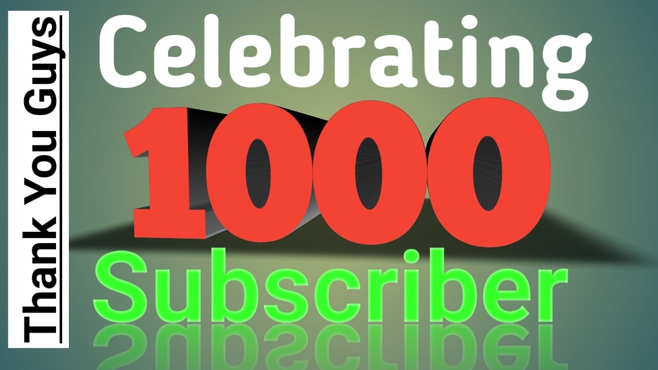 1000 Subscriber Benchmark | Thank You So Much Guys | Hope We'll Explore More Things & Grow