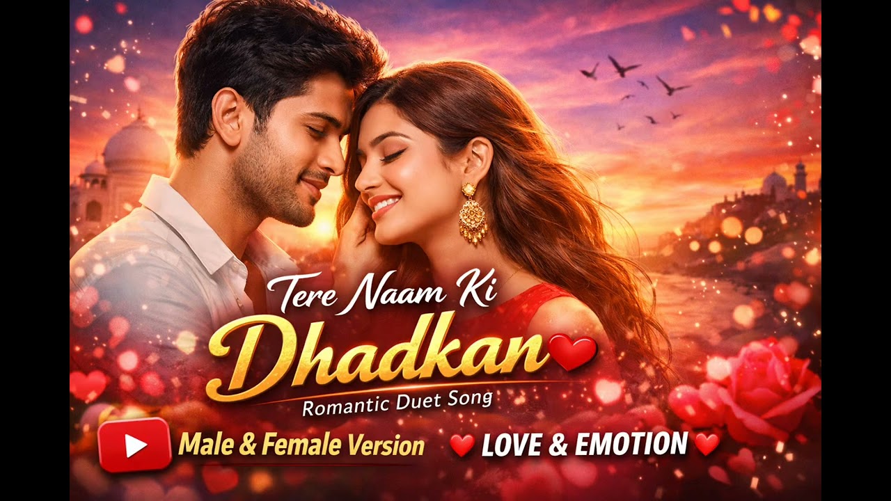 Tere Naam Ki Dhadkan ❤️ | Romantic Duet Song 2026 |  Love Song | New Hindi Bollywood Song
