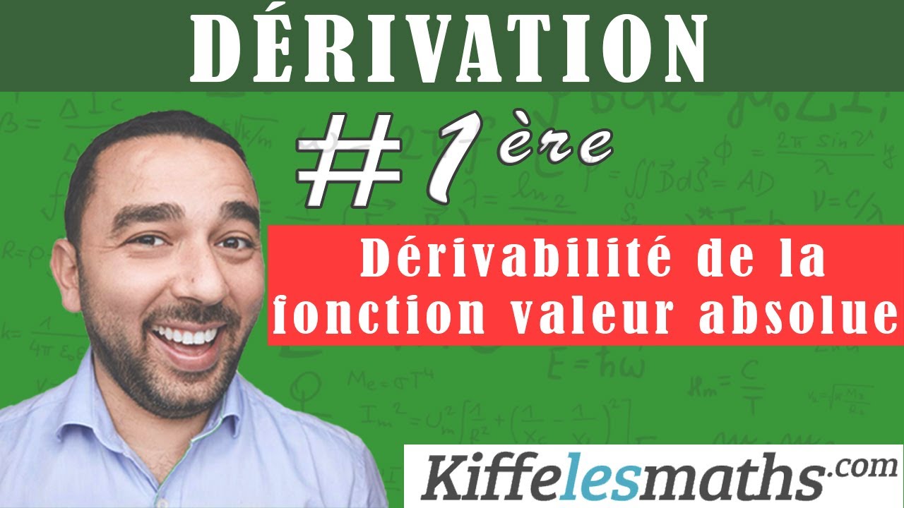 Dérivabilité de la fonction valeur absolue en 0. Point anguleux.
