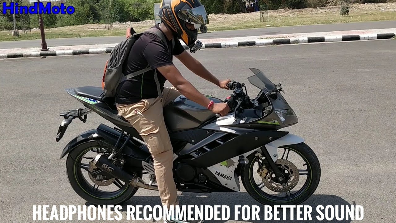 Loudest Yamaha R15 V2 In Chandigarh | SC Project | Hind Moto