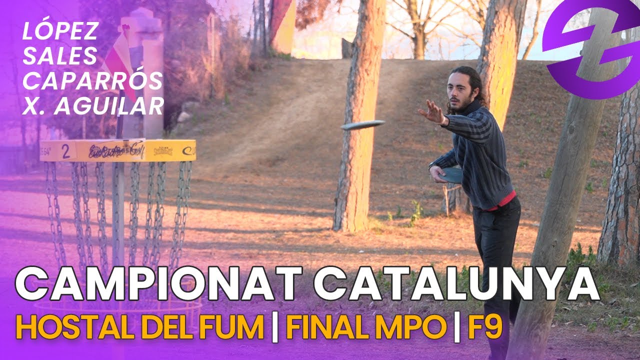 Campeonato Catalunya Disc Golf 2023 | Marc López, Merlin Sales, Miguel Caparrós, Xavi Aguilar | F9