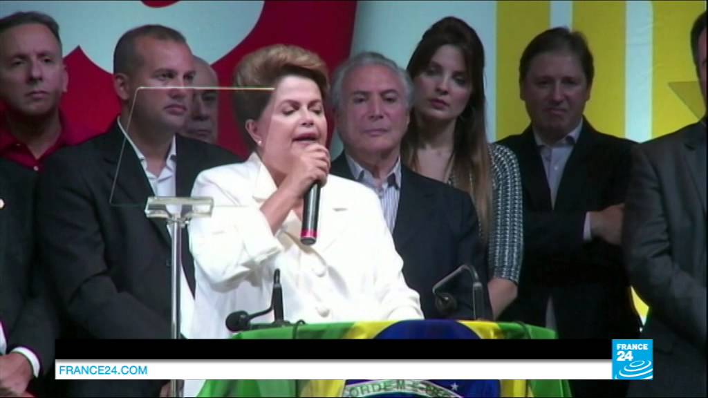 Dilma Rousseff re-elected president of Brazil