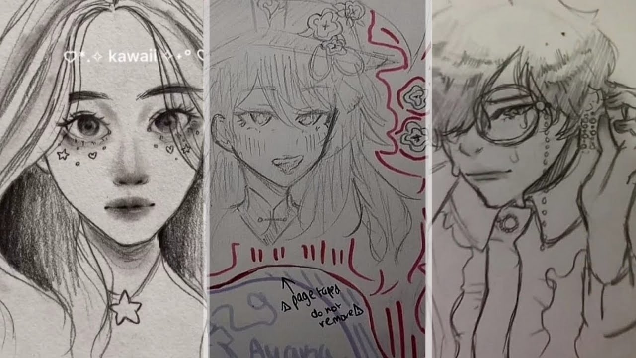 Beautiful Tiktok art that inspires me alot #152✨💗
