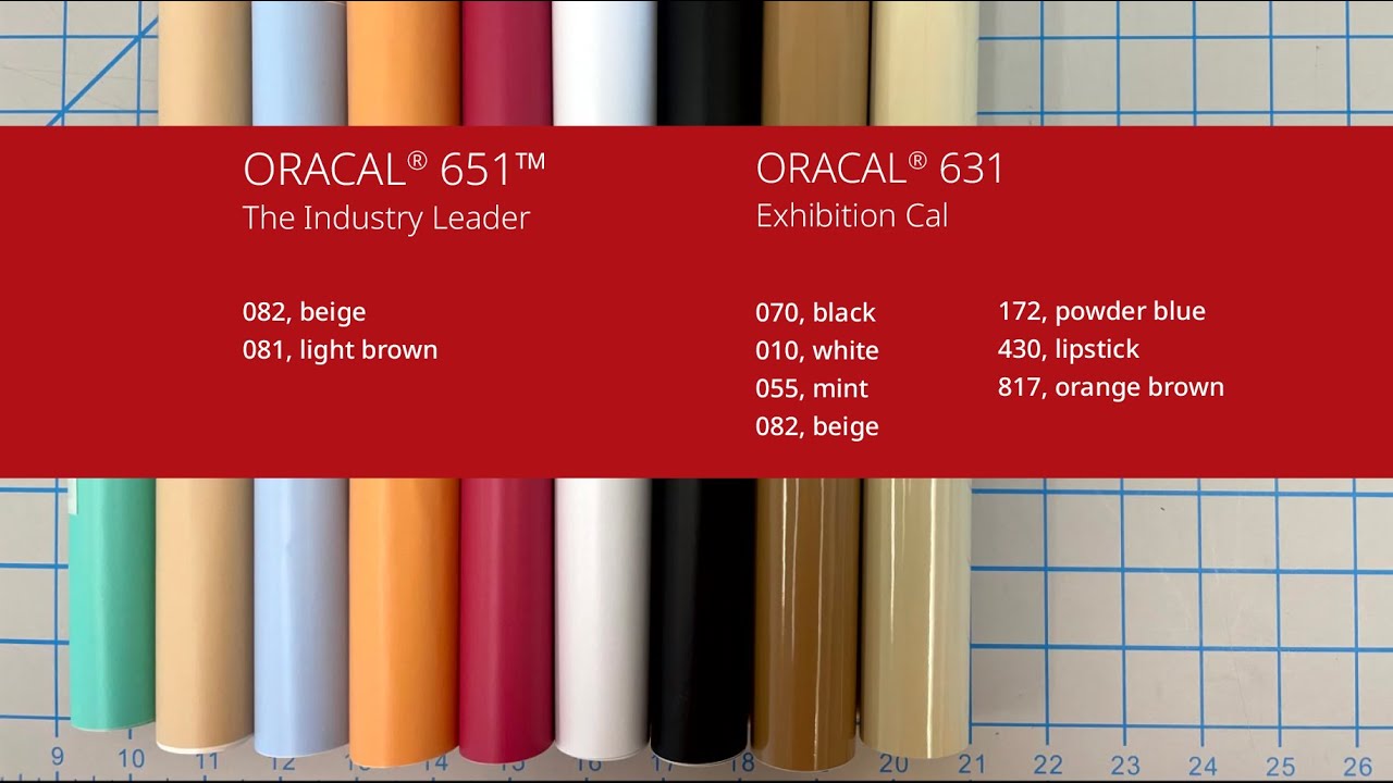 Acrylic Keychains Featuring ORACAL® 651™ + ORACAL® 631