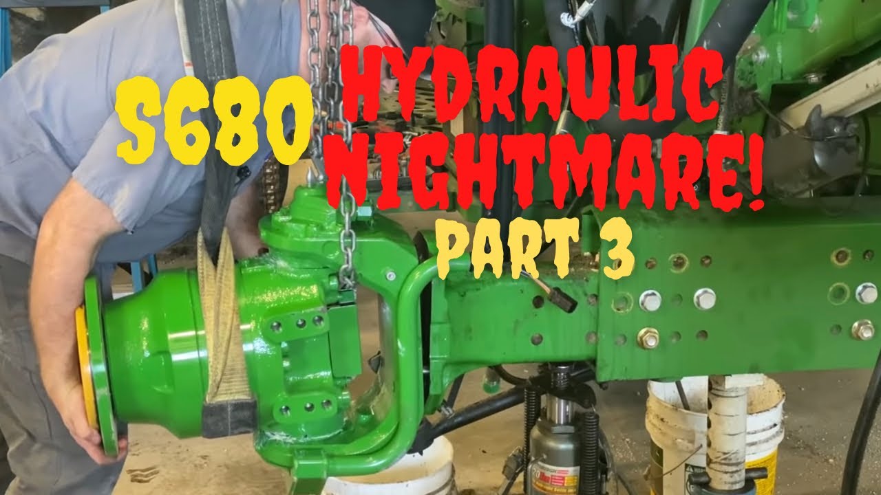 Неисправность гидростатического насоса John Deere S680 ProDrive (часть 3)