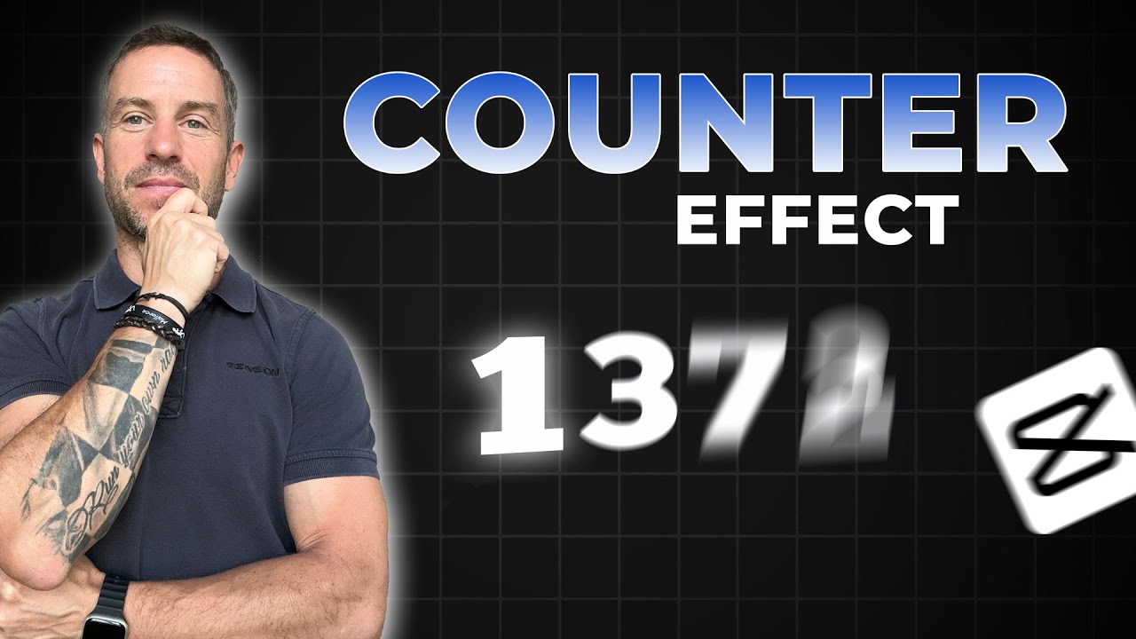Как сделать эффект COUNTER в CapCut