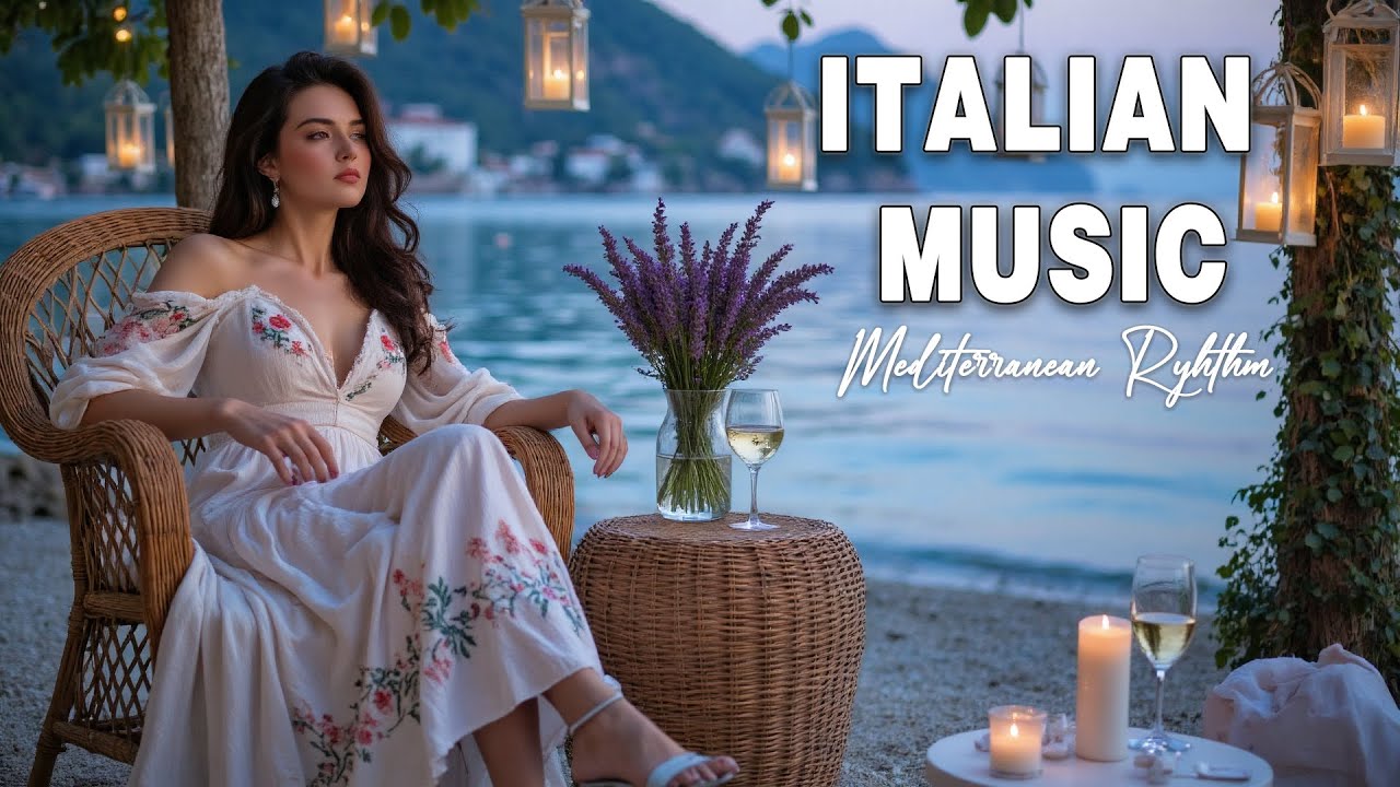 The Best 🇮🇹 Italian Music 🍋 2 Hours Lake Como Relaxation 4K & Scenic Amalfi Coast