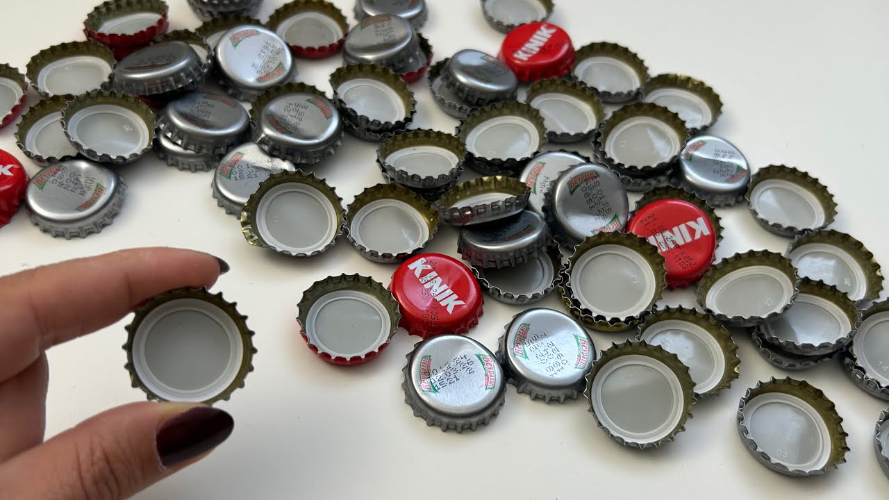 Zobacz, co zrobiłem z zakrętkami od butelek! 3 świetne pomysły na recykling!