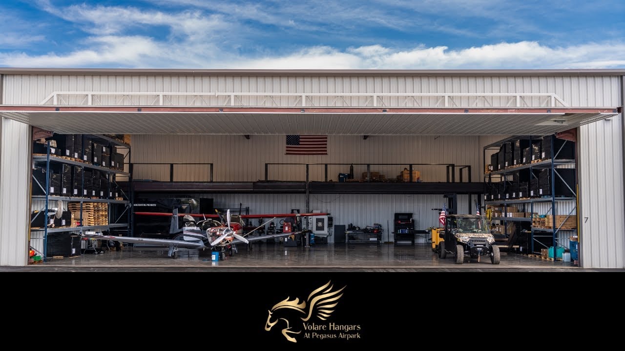80x60 PREMIUM STORAGE HANGAR - Volare Hangars at Pegasus Airpark (5AZ3)