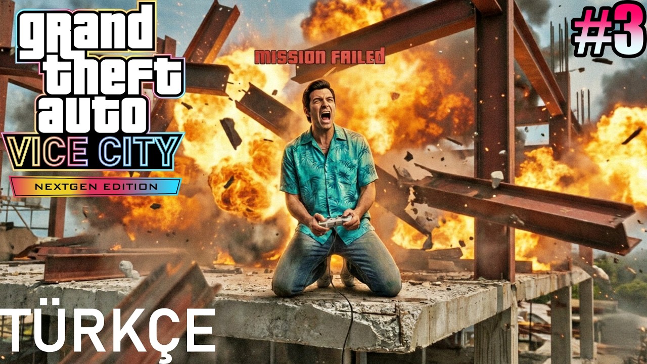ZOR HELİKOPTER GÖREVİ | GTA VİCE CİTY NEXTGEN BÖLÜM 3 TÜRKÇE