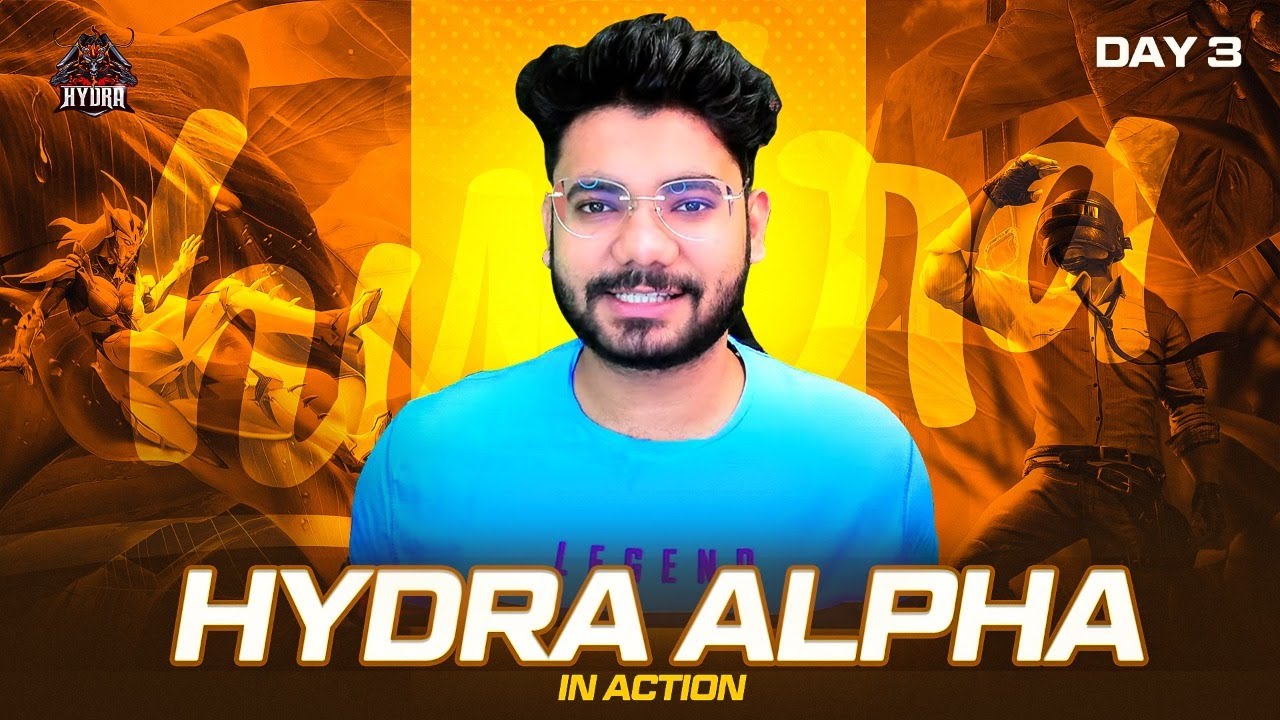 🔴BGMI LIVE! - SUPER INTENSE H&yen;DRA ELITES DAY #4! 😎|| H&yen;DRA | Alpha!