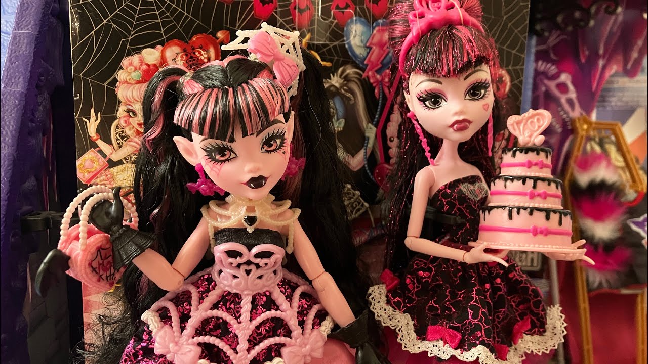 MONSTER HIGH SCARY SWEET BIRTHDAY DRACULAURA DOLL REVIEW AND UNBOXING