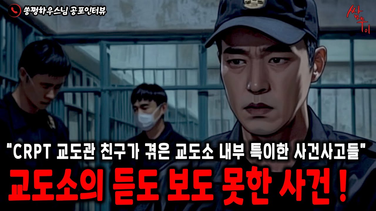 【실화 공포인터뷰】교도소의 듣도 보도 못한 사건, CRPT 교도관 친구썰ㅣ쌈무이 공포라디오ㅣ쌈더게스트 쏭쩡하우스님ㅣ시참ㅣ무서운이야기ㅣ시청자참여