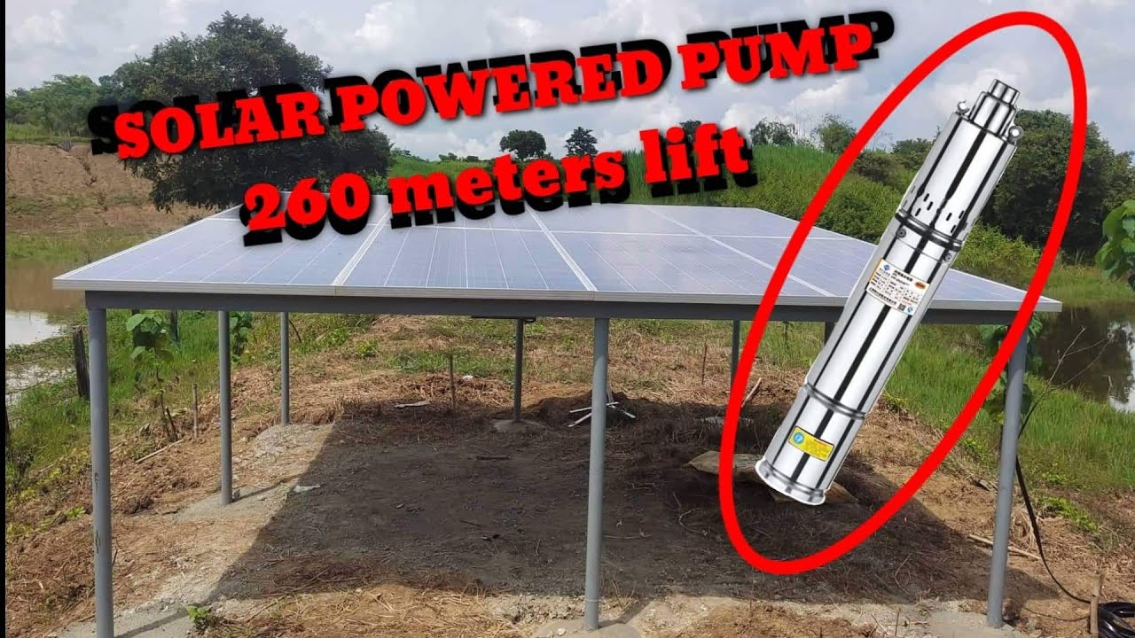 SOLAR SUBMERSIBLE PUMP 1.5hp 260meters lift