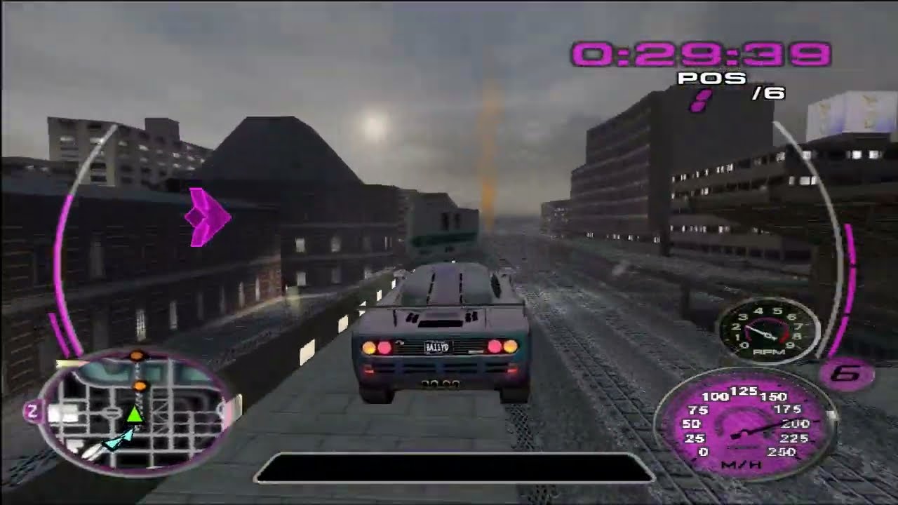 Midnight Club 3: DUB Edition Remix (PS2) - #12 casual race using a McLaren F1 LM