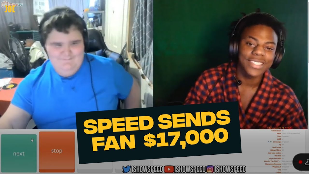 IShowSpeed gifts fan $17,000 after learning what diabetes is