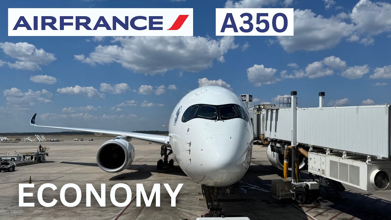 Flying Air France's Airbus A350-900 in ECONOMY