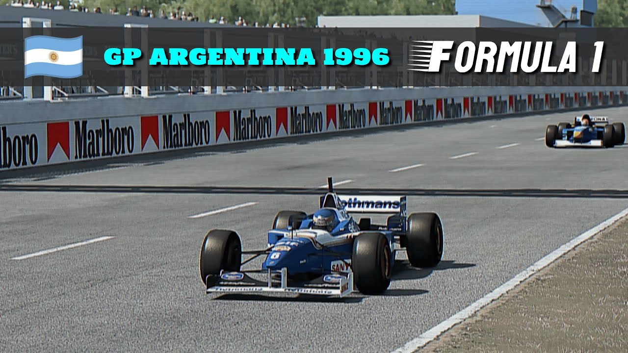 GP Argentina (Óscar y Juan Gálvez) | F1 1996 | Jacques Villeneuve | Rothmans Williams Renault FW18