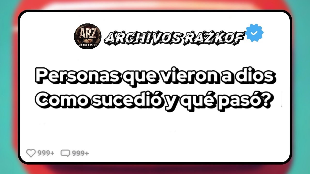 Dicen que LO VIERON y su vida cambio