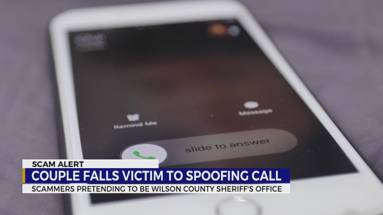 Couple falls victim to spoofing call