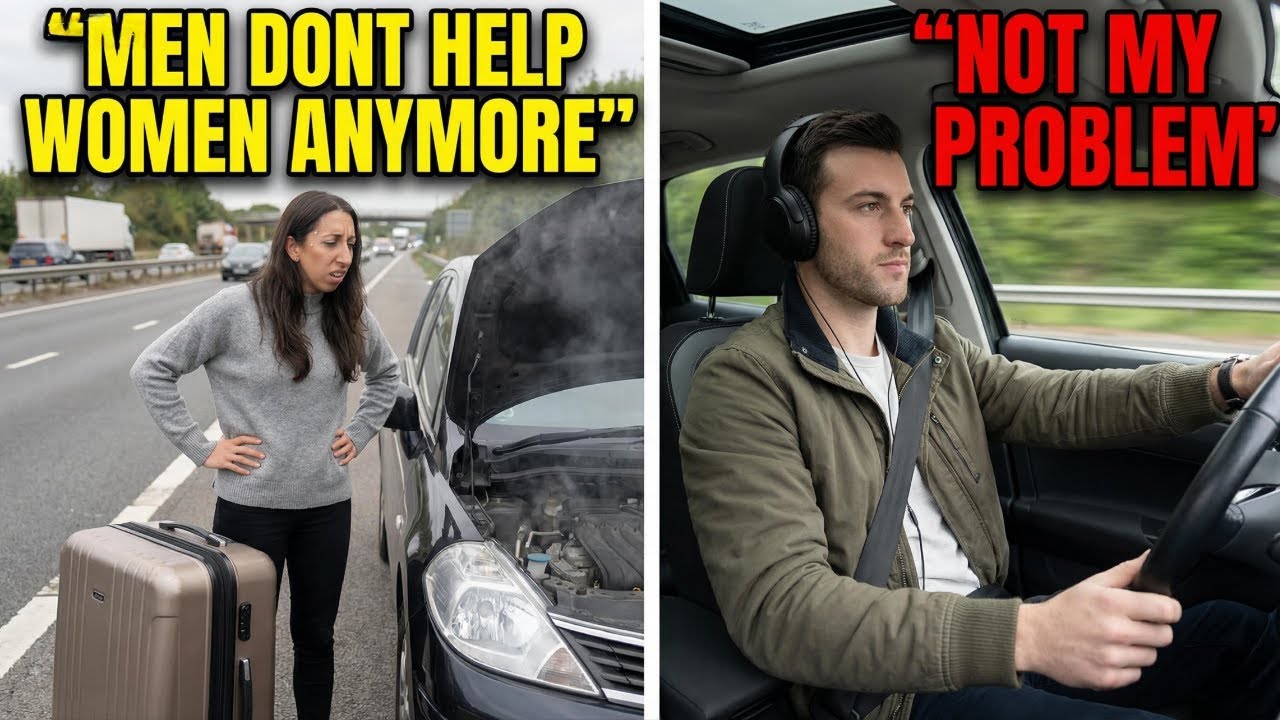 Men Refusing To Help Women, My Car Broke Down  And No Man Helped -Kozmicverse