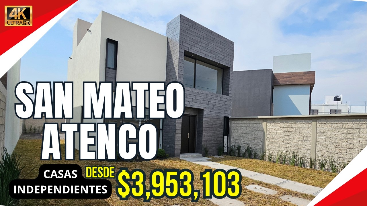 CASAS INDEPENDIENTES CON AMPLIO JARDÍN EN SAN MATEO ATENCO, MODELO 2