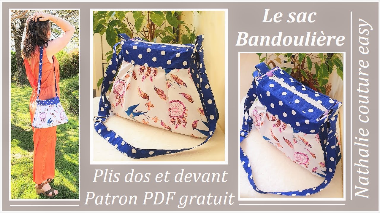 DIY pour ce sac à pli patron PDF gratuit / Nathalie couture easy