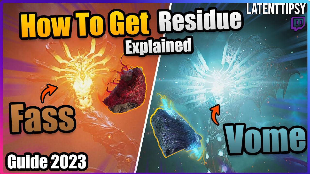 How To Get Fass And Vome Residue In Warframe | Beginners guide