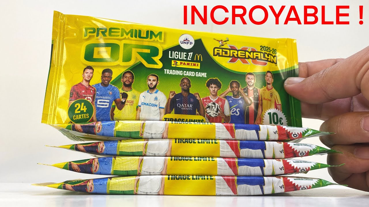 PANINI Adrenalyn XL Premium OR l’incroyable ouverture