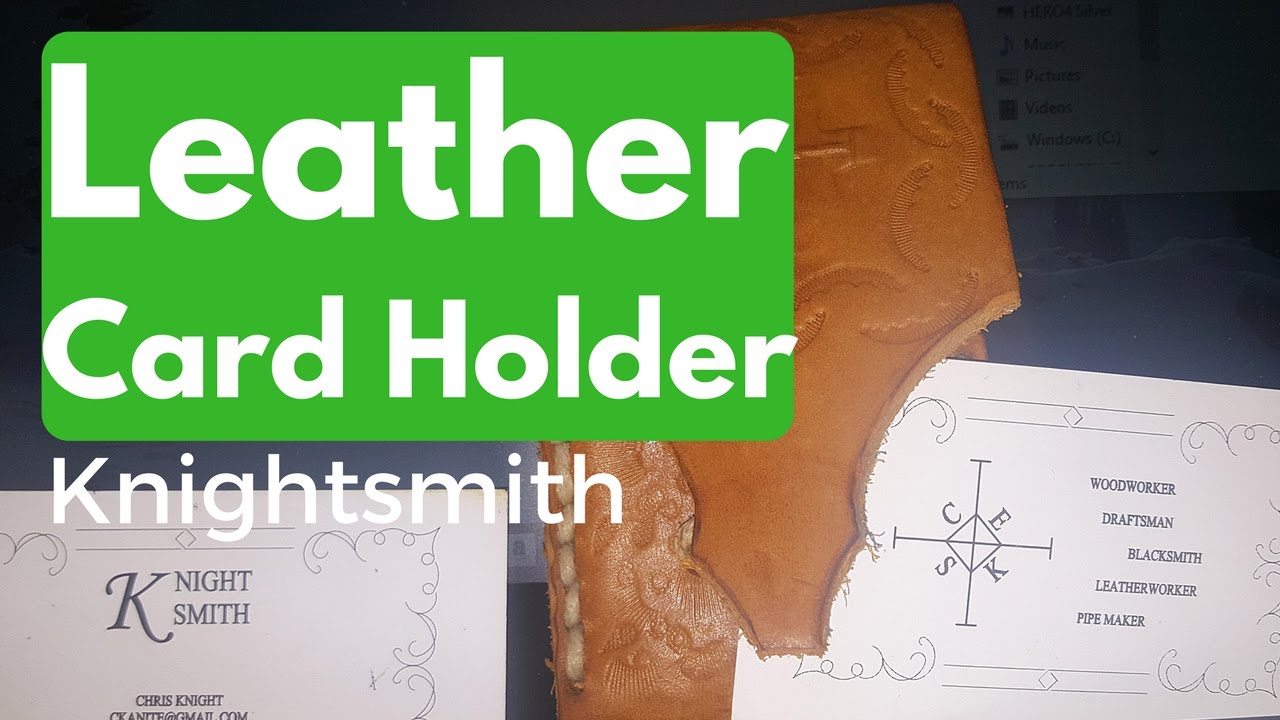 Wearables: Leather Card Holder