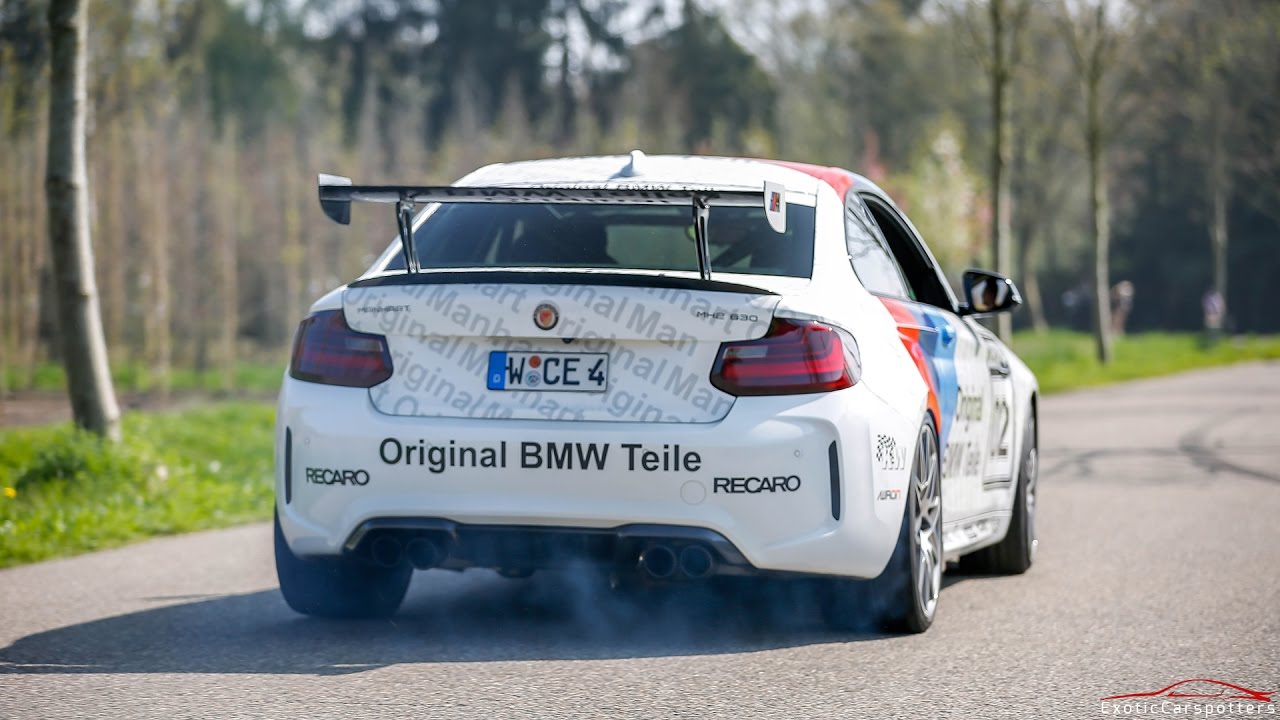 Manhart MH2 630 BMW M2 - Burnouts & Accelerations !
