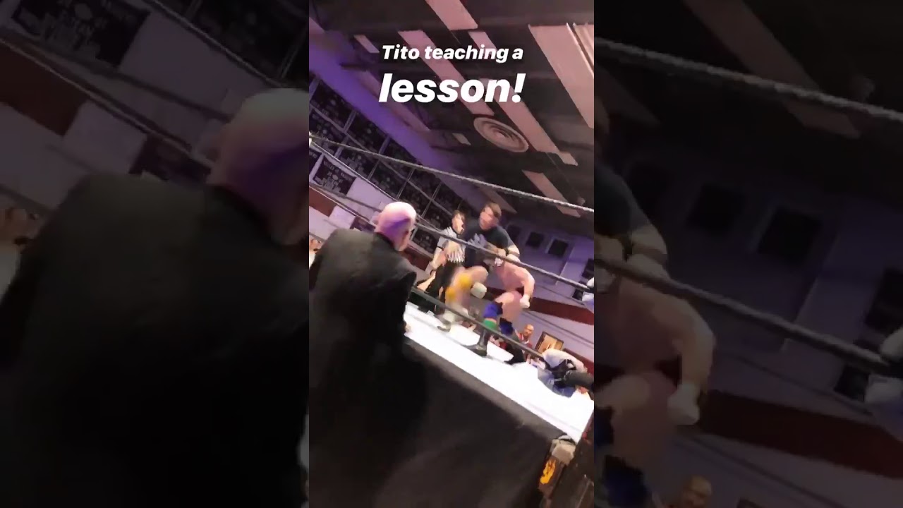 Tito Santana catches Roman Zachary with a jab