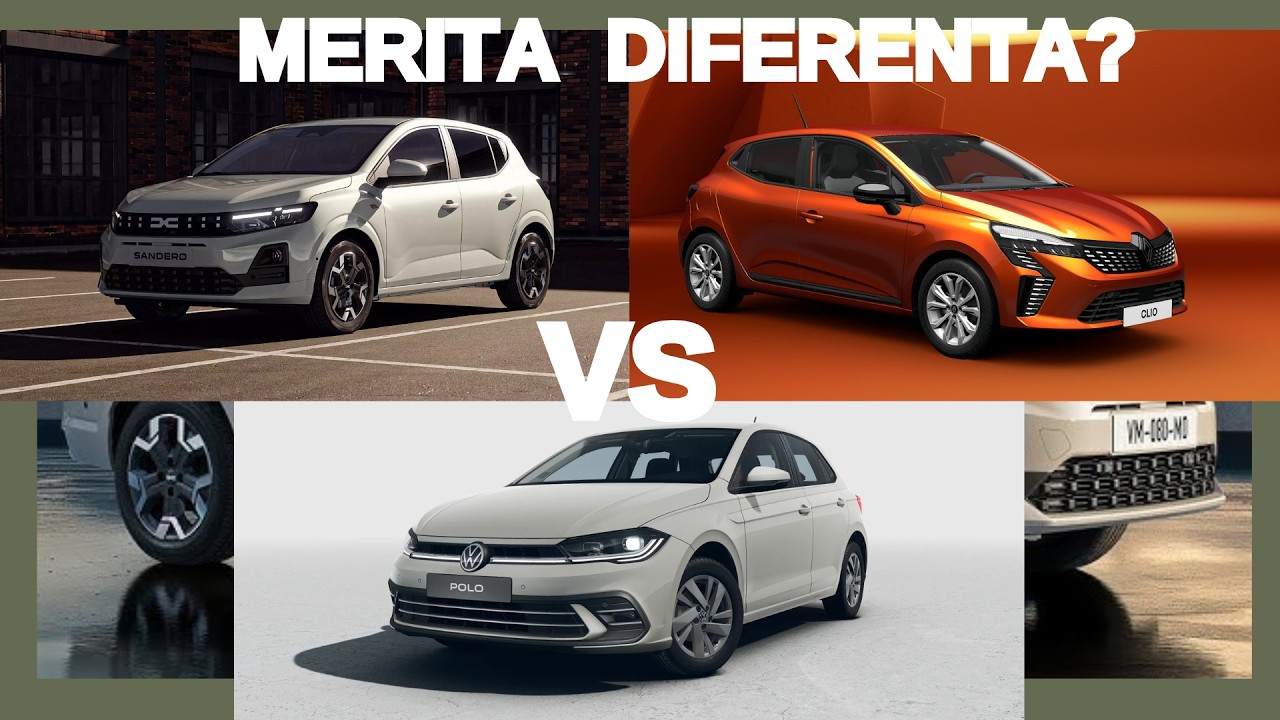 Sandero vs Polo vs Clio - Cea mai inteligentă alegere în 2026