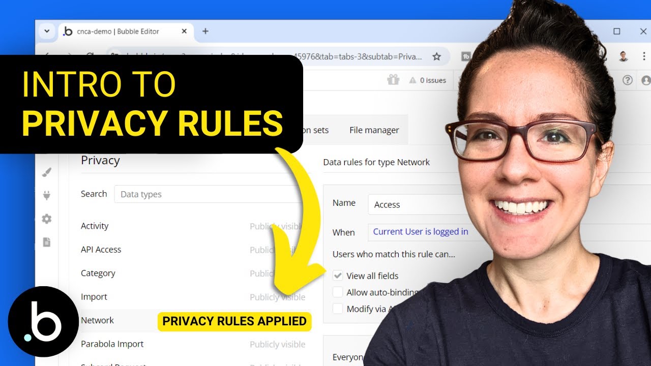 How to Start Thinking About Privacy Rules in Bubble