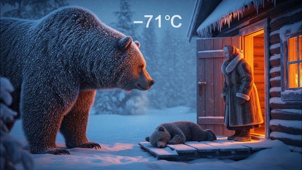 A Wild Bear Brought Her Dying Cub to an 80-Year-Old Woman — What Happened Next Is Unbelievable
