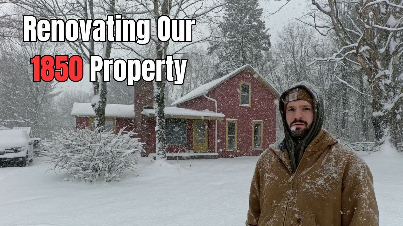 Renovating Our 1850 Property in the Middle of Winter | Shop Remodel