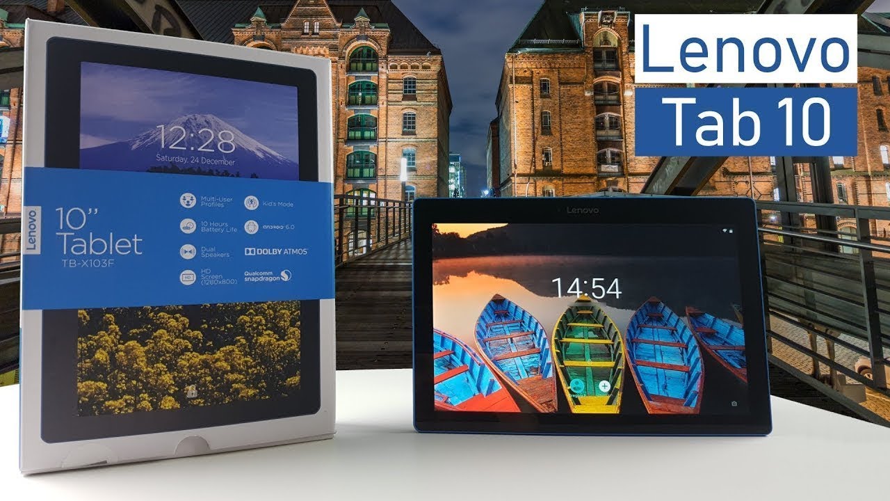 Распаковка Планшетный ПК Lenovo Tab 10 X103F